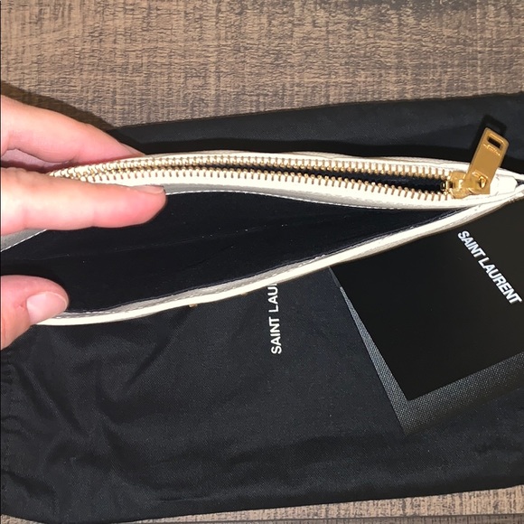 Saint Laurent Leather Bill Pouch - Picture 6 of 10